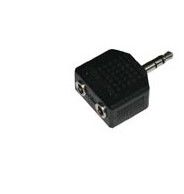 Adaptador Jack macho estereo 3.5mm a dos
hembras 3.5mm