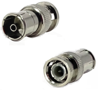 BNC adaptador macho - Hembra TV (IEC)