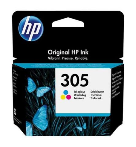 Nº 305 HP 3YM60AE color, DeskJet Plus 4120 All-in-One / DeskJet 2720 AIO / DeskJet 2710 AIO / DeskJet 2721 AIO / DeskJet 2722 AIO / DeskJet 2723 AIO / DeskJet 2724 AIO / DeskJet Plus 4110 AIO / DeskJet Plus 4122 AIO / DeskJet Plus 4130 AIO 0,100K
