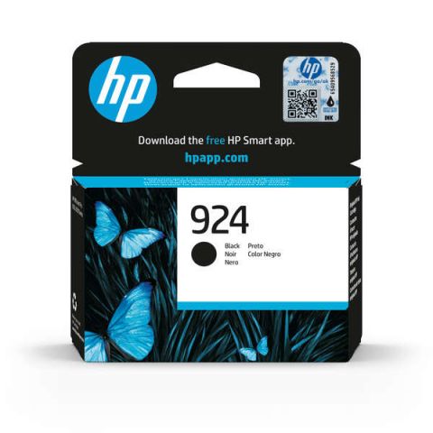 Nº 924 Negro HP para HP OfficeJet Pro 8120, HP OJ Pro 8120 e, HP OJ Pro 8122 e, HP OJ Pro 8124 e, HP OJ Pro 8125 e, HP OJ Pro 8130, HP OJ Pro 8130 e, HP OJ Pro 8132 e, HP OJ Pro 8133, HP OJ Pro 8134 e, HP OJ Pro 8135 e, HP OJ Pro 8138 e, HP OJ Pro 8139 e 0,5K