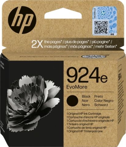 Nº 924e Negro EvoMore para HP OfficeJet Pro 8120, HP OJ Pro 8120 e, HP OJ Pro 8122 e, HP OJ Pro 8124 e, HP OJ Pro 8125 e, HP OJ Pro 8130, HP OJ Pro 8130 e, HP OJ Pro 8132 e, HP OJ Pro 8133, HP OJ Pro 8134 e, HP OJ Pro 8135 e, HP OJ Pro 8138 e, HP OJ Pro 8139 e 1K