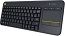 Logitech K400 Plus Teclado Inalambrico Touchpad - PC, TV - Color Negro