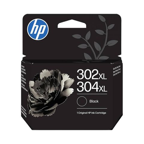 Nº 302XL / Nº 304XL  NEGRO (300 PAG) Páginas/5%, Contenido 5,5 ml 0,300K (302XL) (304XL) F6U68AE / N9K08AE