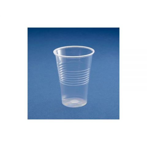1329383 / PAQUETE 100 VASOS 220CC TRANSPARENTES RÍO TINTO CU036