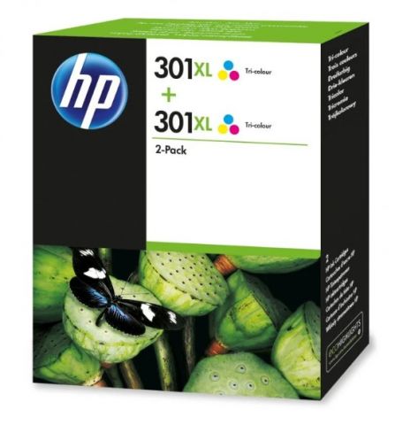 N 301XL Pack TriColor CH564EE x 2 para DJ 1050 / 2050 Alta Capacidad (N 61 USA) (301XL)