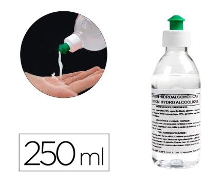 # OUTLET  159430 / 250 ml Gel hidroalcohólico higienizante de manos con alcohol de origen natural bote de 250 ml. #COVID