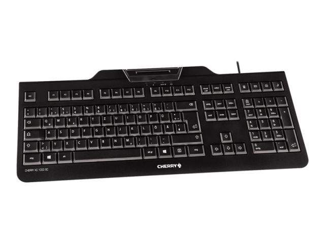 CHERRY KC 1000 SC - Teclado con lector de tarjetas - USB - España - negro