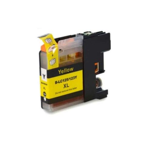 Re/Co.   LC123Y XL Amarillo Brother DCP-J152W / DCP-J4110DW / DCP-J552DW / DCP-J752DW / MFC-J650DW / MFC-J4410DW / MFC-J4510DW / MFC-J4610DW / MFC-J4710DW / MFC-J6520DW / MFC-J6720DW / MFC-J6920DW / MFC-J870DW  NO VALIDO PARA DCP-J132W/DCP-J172W /MFC-J470DW 0,6K