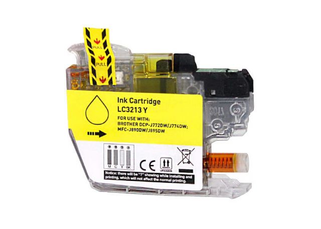 Re/Co.   LC3213Y amarillo Brother DCP-J772DW / DCP-J774DW / MFC-J890DW / MFC-J895DW / MFC-J491DW / MFC-J497DW / DCP-J572DW 0,4K