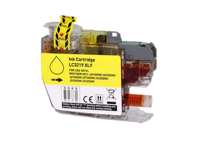 Re/Co.   LC3219Y Amarillo  Brother MFC-J6930DW / MFC-J6530DW / MFC-J5730DW / MFC-J5330DW 1,5K 18 ml