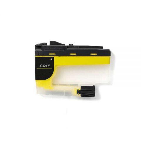 Re/Co.   LC424Y Amarillo  para Brother  DCP-J1200W 0,75K