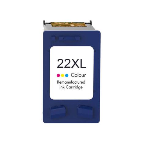 Re/Co.  N22 XL Tricolor PREMIUM para HP. C9352CE  Inkjet 3920 / 3940 / PSC1410 17 ml 0,415K