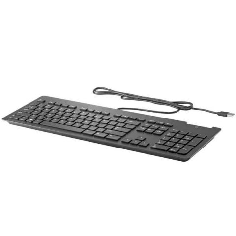 HP Business Slim - Teclado - con Smart Card reader - USB - Espana - negro